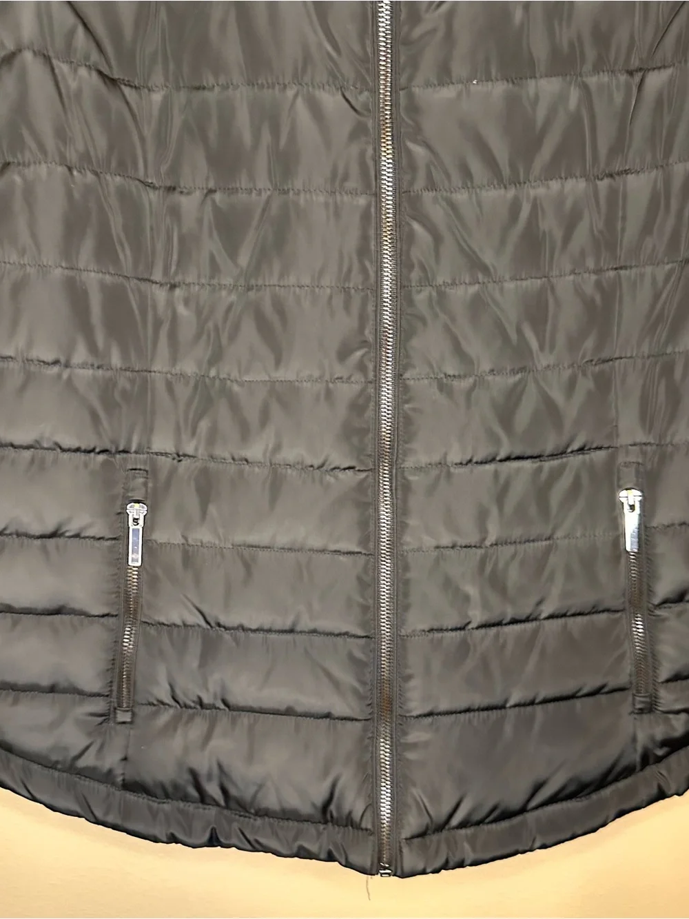 dressbarn Black Quilted Women's Puffer Jacket